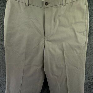 Brooks Brothers CLARK Chino Khaki Straight Leg Pants Men 37x32 All Cotton Adult